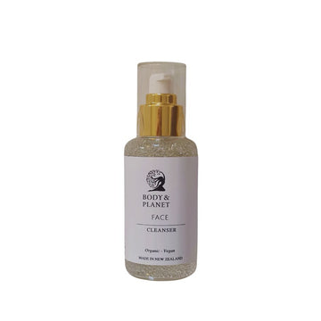 Organic Face Cleanser, Gentle hydrating cleanser for all skin types, Organic face wash with Botanical