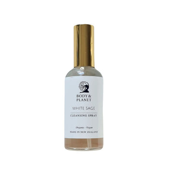 Organic White age cleansing Rom Spray with purifying essential oils - Body and Planet