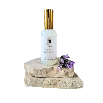 Organic Lavender Room Spray with calming essential oils - Body and Planet